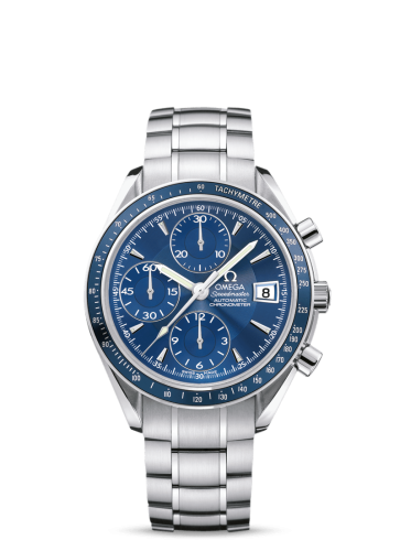 Omega Speedmaster Date 40 Stainless Steel / Blue / Bracelet